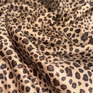 Scuba Suede Leopard Print