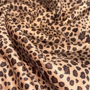 Scuba Suede Leopard Print